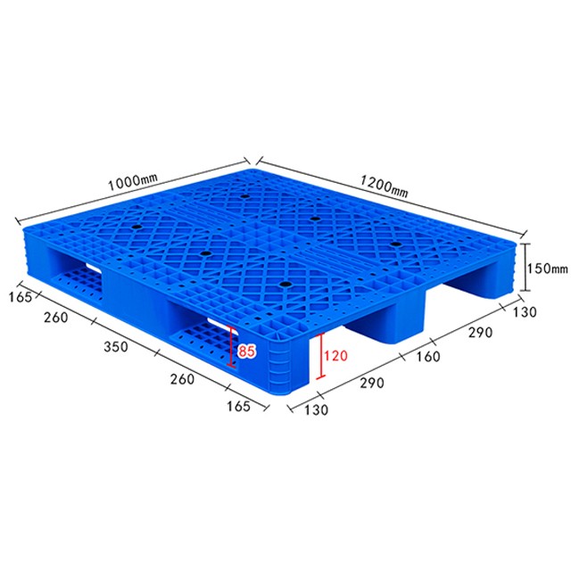 1210-2網(wǎng)格川字-3塑料托盤叉車板