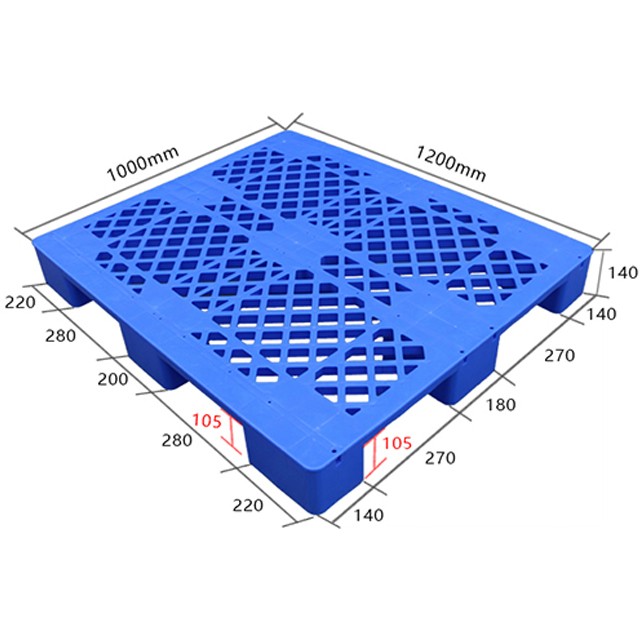 1210網(wǎng)格大九腳倉(cāng)庫(kù)墊板/塑料托盤