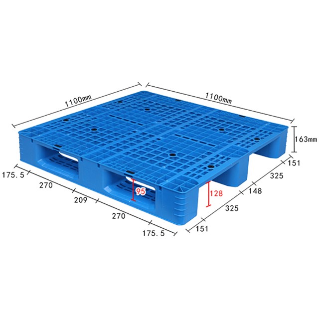 1111網(wǎng)格川字塑料托盤（16.3）