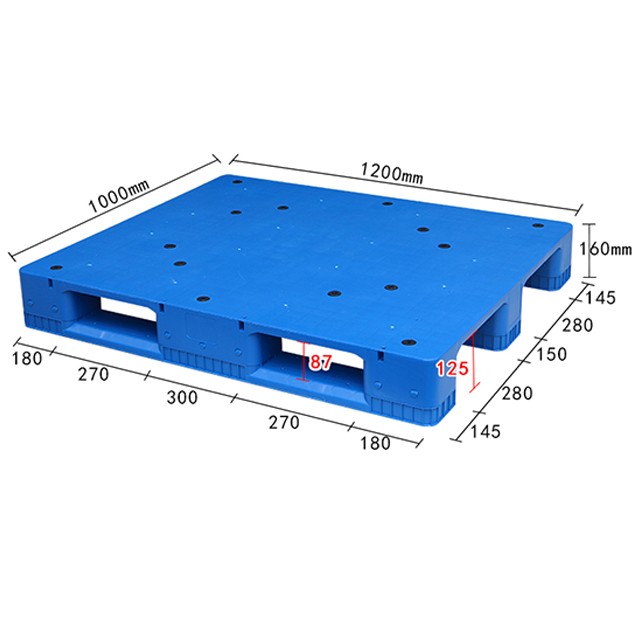 1210-16cm平板川字塑料托盤